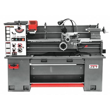 JET Lathe, 230 V AC Volts, 2 hp HP, 60 Hz, Single Phase 36 7/8 in Distance Between Centers GH-1440B