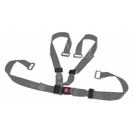Dick Medical Supply Strap, Silver, 6 ft. L x 2-1/2" W x 3" H 51660 SI