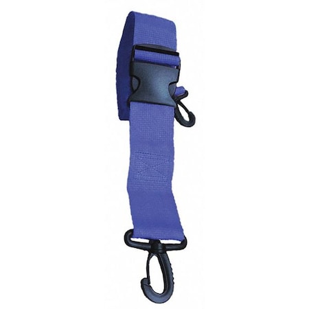 Dick Medical Supply Strap, Blue, 7 ft. L x 2-1/2" W x 3" H 48572 BL