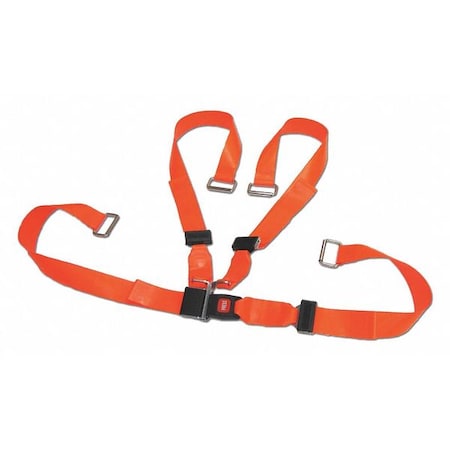 Dick Medical Supply Strap, Orange, 6 ft. L x 2-1/2" W x 3" H 51160 OR