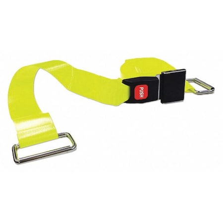 Dick Medical Supply Strap, Yellow, 7 ft. L x 2-1/2" W x 3" H 51672 YL