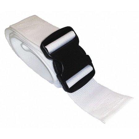 Dick Medical Supply Strap, White, 7 ft. L x 2-1/2" W x 3" H 48071 WH