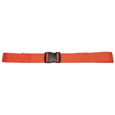 Dick Medical Supply Strap, Orange, 7 ft. L x 2-1/2" W x 3" H 48172 OR