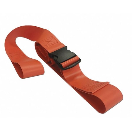 Dick Medical Supply Strap, Orange, 7 ft. L x 2-1/2" W x 3" H 37172 OR