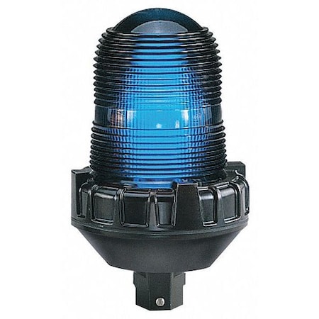 Federal Signal Strobe Light, Amber, Strobe Tube, 24V DC, 80 FPM, 5 1/2 in Dia., 3/4 in NPT Pipe 154XST-012-024A