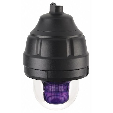 Federal Signal Strobe Light, Magenta, Strobe Tube, 24V DC, 60 FPM, 8 13/16 in Dia., Surface 24XST-024M-MOD