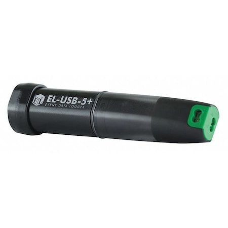 Lascar Data Logger, 3.86" D, 1.06" H EL-USB-5+