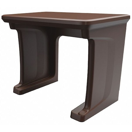 Cortech Standing Desk Desk, 23.9" D X 29.1" H, 36" W X Polyethylene, Brown 7607BN