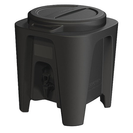 Cortech Beverage Dispenser, 18" W, Black BMX5BK