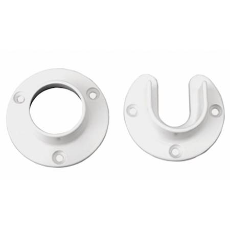 Knape & Vogt Pole Socket, Steel, 500 lb. CD-0010-WT