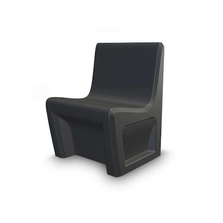 CORTECH Chair, 24"L33"H, Armless, SentinelSeries 116484BK