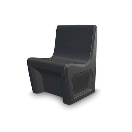CORTECH Chair, 24" L 33" H, Armless, Sentinel Series 116484BKS