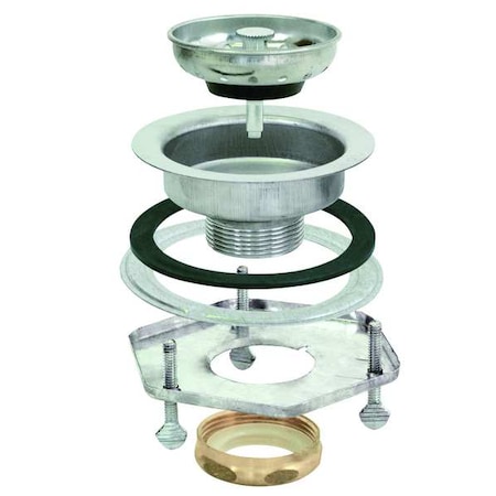 Zoro Select Sink Strainer, 0.001" L 30013