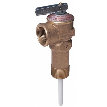Zoro Select Temperature and Pressure Relief Valve 19783-0150