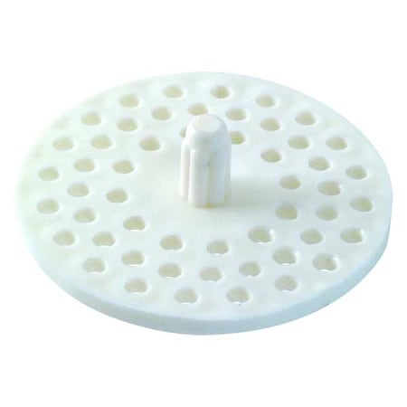 Garbage シングル Zoro Select Strainer, PVC Construction, White 30093 | Zoro