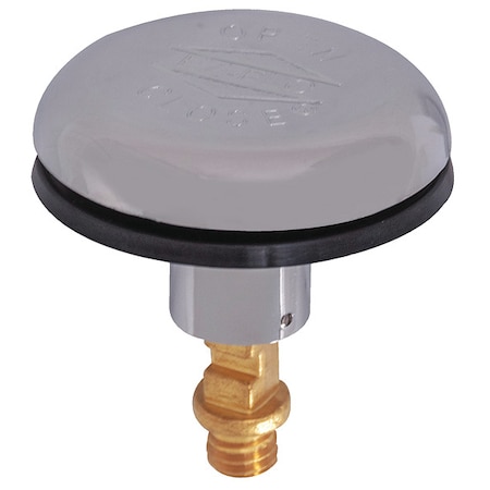 Zoro Select Drain Stoppers, ABS, 1/2" Pipe Dia. 35240