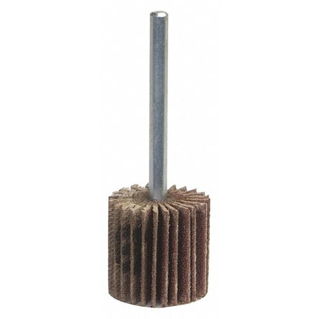 Zoro Select Mounted Flap Wheel, Straight, Coated 08834135140