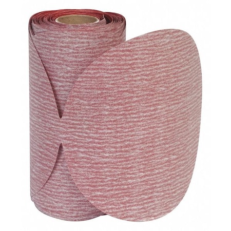 Zoro Select PSA Sanding Disc, Coated, 6" dia., 400 Grit 05539518164