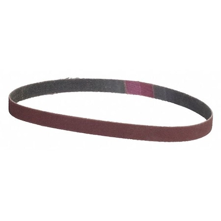 Zoro Select Sanding Belt, 3/8 in W, 13 in L, Coated, Aluminum Oxide, P120 Grit, Medium, XP0998W, Brown 78072775794