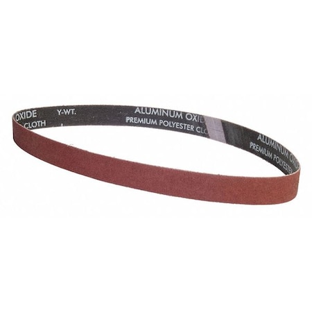 ZORO SELECT Sanding Belt, Coated, 1 in W, 42 in L, P120 Grit, Medium, Aluminum Oxide, XP0998W, Brown 05539554721