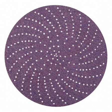 3M Cubitron Hook-and-Loop Sanding Disc, 6 in Dia, Non-Vacuum, Ceramic, 80 Grit, Coated Type, 775L 7100045072