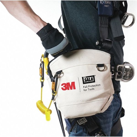 3M Dbi-Sala Tool Pouch, Pouch, White, Canvas 1500130