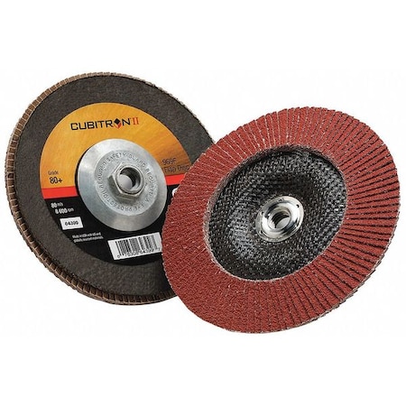 3M Cubitron Flap Disc, Type 29, 7" dia., 80 Grit 7010363567