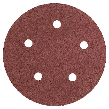 3M Cubitron Hook-and-Loop Sanding Disc, 5" Dia, 5 Hole, Precision Shaped Ceramic, 40 Grit, Open Coat Type, 947A 7100113110