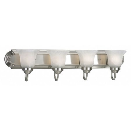 Progress Lighting Decorative Light Fixture, 4 Lamps, 30" dia P3054-09EBWB