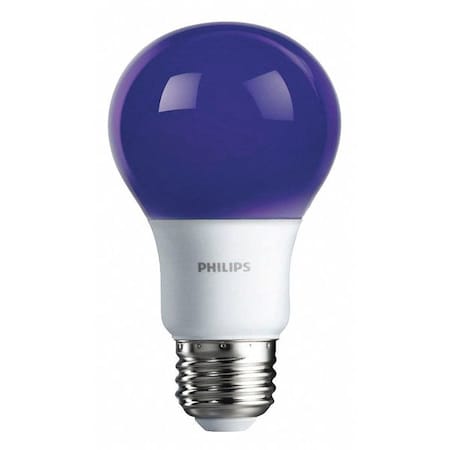 Philips LED Lamp, A19 Bulb Shape, 8.0W, 120V 463208