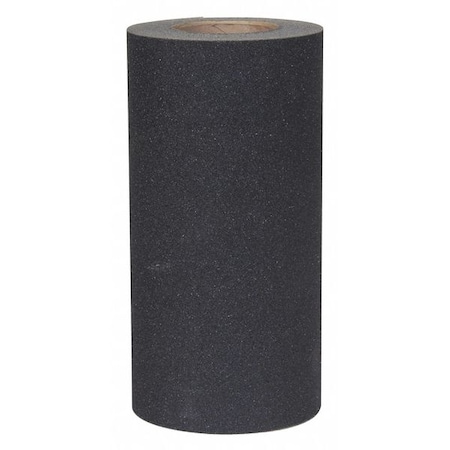 Zoro Select Anti-Slip Tape Silicone Carbide 80 Grit Size, Black, 12" W x 60 ft. L, 28 mil Thick GRAN5063