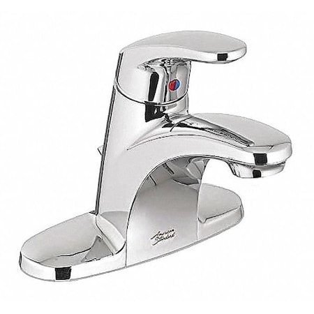 American Standard Manual Mid Arc Bathroom Faucet, 4" Mount, Chrome 3 Hole 7075002.002