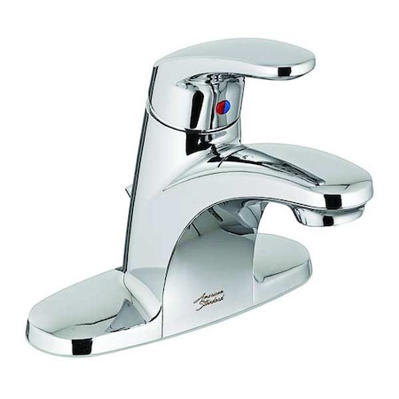 American Standard Manual Mid Arc Bathroom Faucet, 4" Mount, Chrome 3 Hole 7075004.002