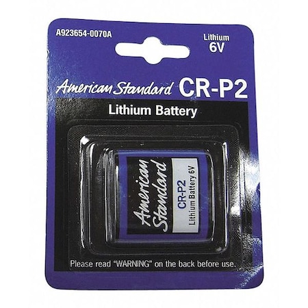 American Standard DC Power Supply, Lithium, CR-P2 PK00.CRP