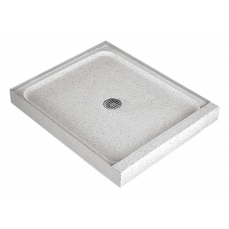 Fiat Products Shower Floor, Terrazzo, 32" x 36" Size, 4"H 3236MFTRS081