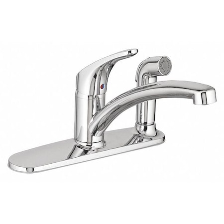 American Standard Low Arc Kitchen Faucet, Manual, 8" Mount, 2 or 3 Hole 7074030.002