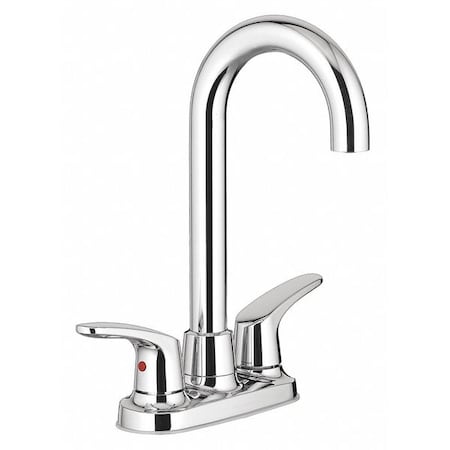 American Standard Gooseneck Bar Faucet, Manual, 4" Mount, 2 Hole Residential 7074400.002