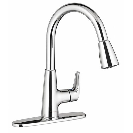 American Standard Manual, Single Hole Only Mount, 1 Hole Gooseneck Kitchen Faucet 7074300.002