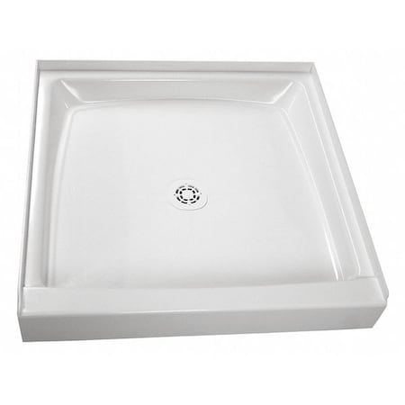 Fiat Products Shower Floor, White, 36" x 36" Sz, 5-7/8" H 36WL100