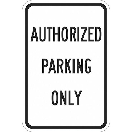 Lyle Authorized Parking Sign, 18" x 12, T1-1177-EG_12x18 T1-1177-EG_12x18