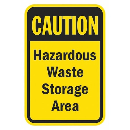 Lyle Warning Sign, 18 in H, 12 in W, Aluminum, Vertical Rectangle, English, T1-1350-HI_12x18 T1-1350-HI_12x18