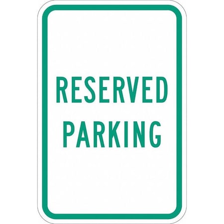 Lyle Reserved Parking Sign, 18" x 12, T1-1032-EG_12x18 T1-1032-EG_12x18