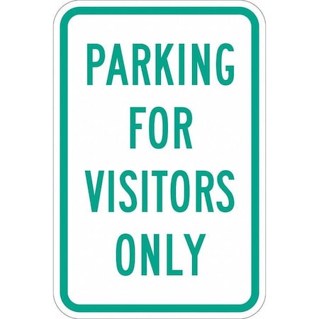 Lyle Visitor Parking Sign, 18" x 12, T1-1038-DG_12x18 T1-1038-DG_12x18