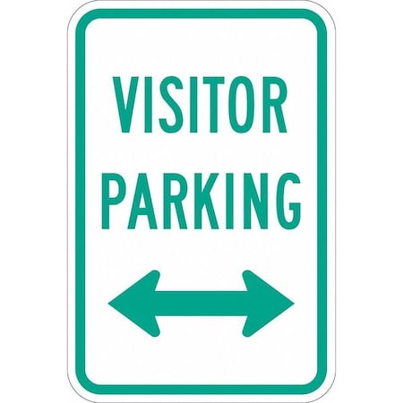 Lyle Visitor Parking Sign, 18" x 12, T1-1040-DG_12x18 T1-1040-DG_12x18