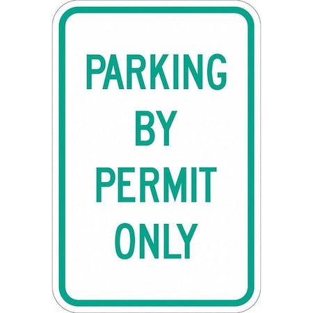 Lyle Permit Parking Sign, 18" x 12, T1-1183-DG_12x18 T1-1183-DG_12x18