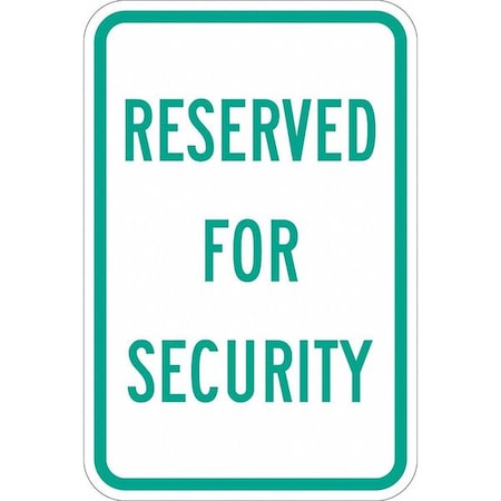 Lyle Security Parking Sign, 18" x 12, T1-1185-DG_12x18 T1-1185-DG_12x18