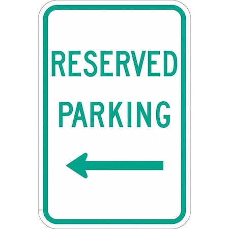 Lyle Reserved Parking Sign, 18" x 12, T1-1187-EG_12x18 T1-1187-EG_12x18