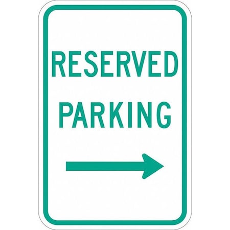 Lyle Reserved Parking Sign, 18" x 12, T1-1188-DG_12x18 T1-1188-DG_12x18