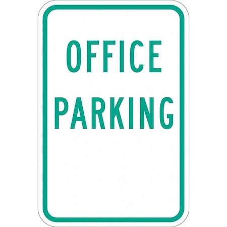Lyle Office Parking Sign, 18" x 12, T1-1193-DG_12x18 T1-1193-DG_12x18
