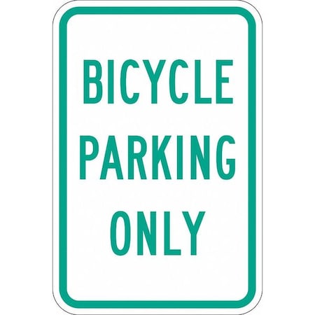 Lyle Bike Parking Sign, 18" x 12, T1-1223-HI_12x18 T1-1223-HI_12x18